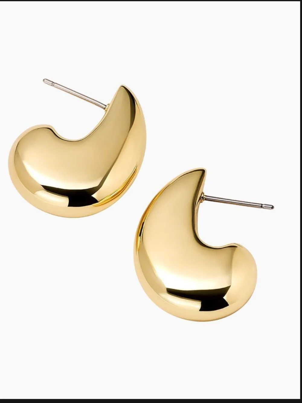 NWT Ana Luisa Palolma Medium Hoop Earrings in Gold